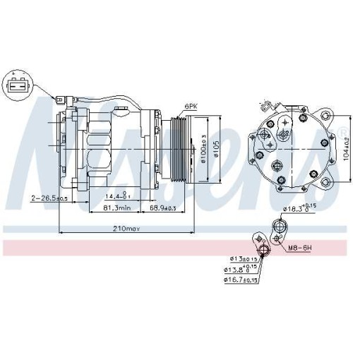 A/C COMPRESSOR VW-POLO  99-