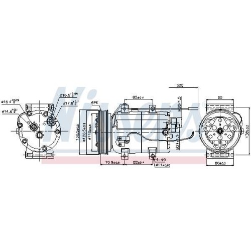 A/C COMPRESSOR AUDI A6  94-97