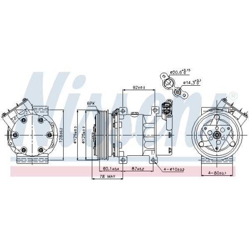 A/C COMPRESSOR REN MEGANE 96-