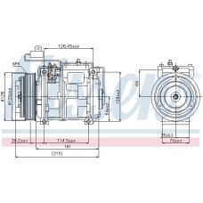 A/C COMPRESS E-CLASS(W124) 84-