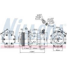 A/C COMPRESSOR RENAU CLIO  98-