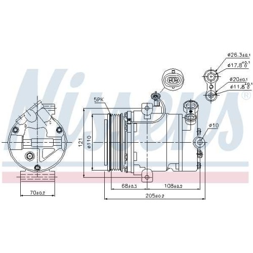 A/C COMPRESSOR CORSA C   00-