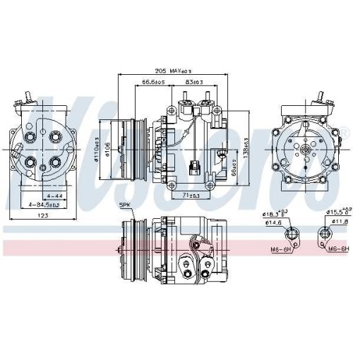 A/C COMPRESSOR HONDA JAZZ  02-