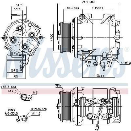 A/C COMPR HONDA CR-V 2.0 02-06