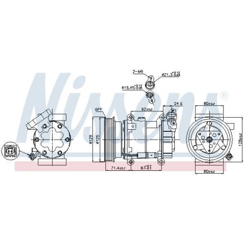 A/C COMPRESSOR QASHQAI  07-