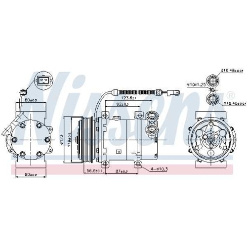 A/C COMPRESSOR PEUGEOT 206 98-