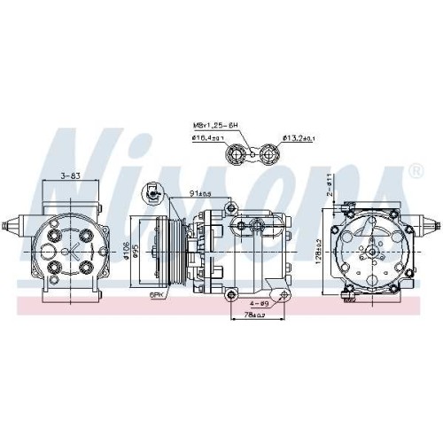 A/C COMPRESSOR FIESTA 08-