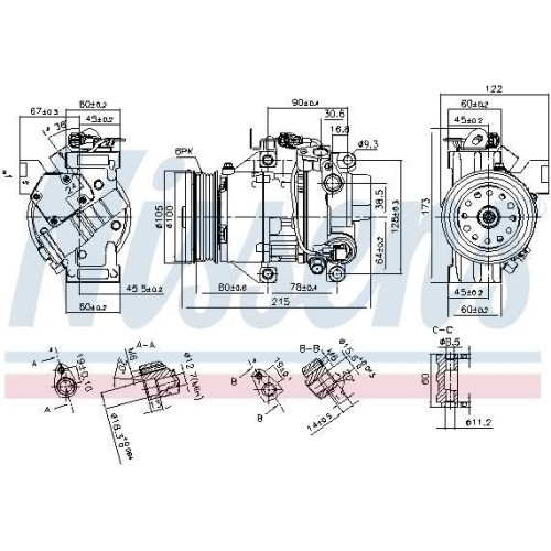 A/C COMPR TOYOTA YARIS  05-