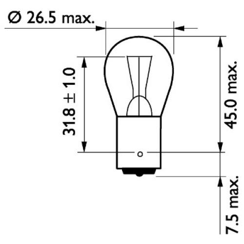 ΛΑΜΠΑ P21W 24V 21W