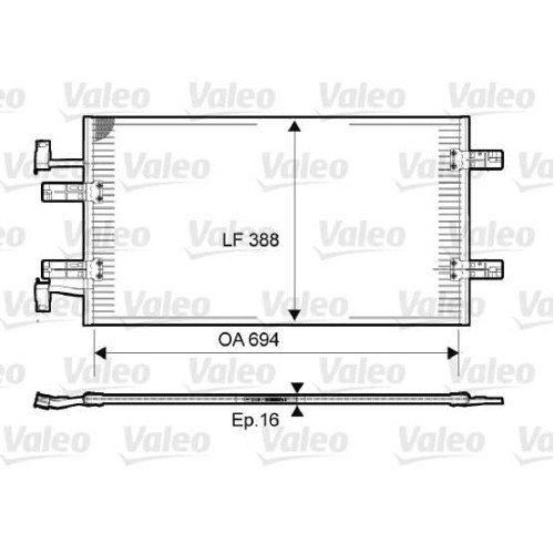 CONDENSER RENAU TRAFIC II 2.5D